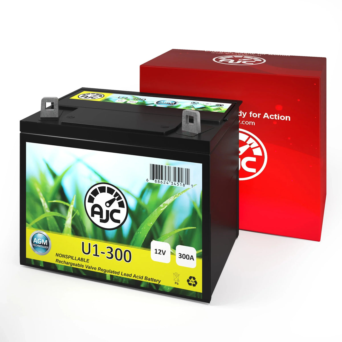U1 AJC Replacement Trak Zero-Turn Battery 757 - John and Is Mid an Lawn Brand This Mower Deere Z Tractor