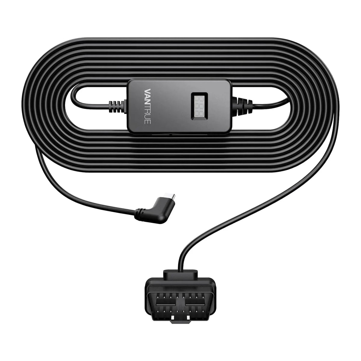 with USB-C Dashcams OBD Hardwiring listing) LCD for (See Cable Screen Vantrue