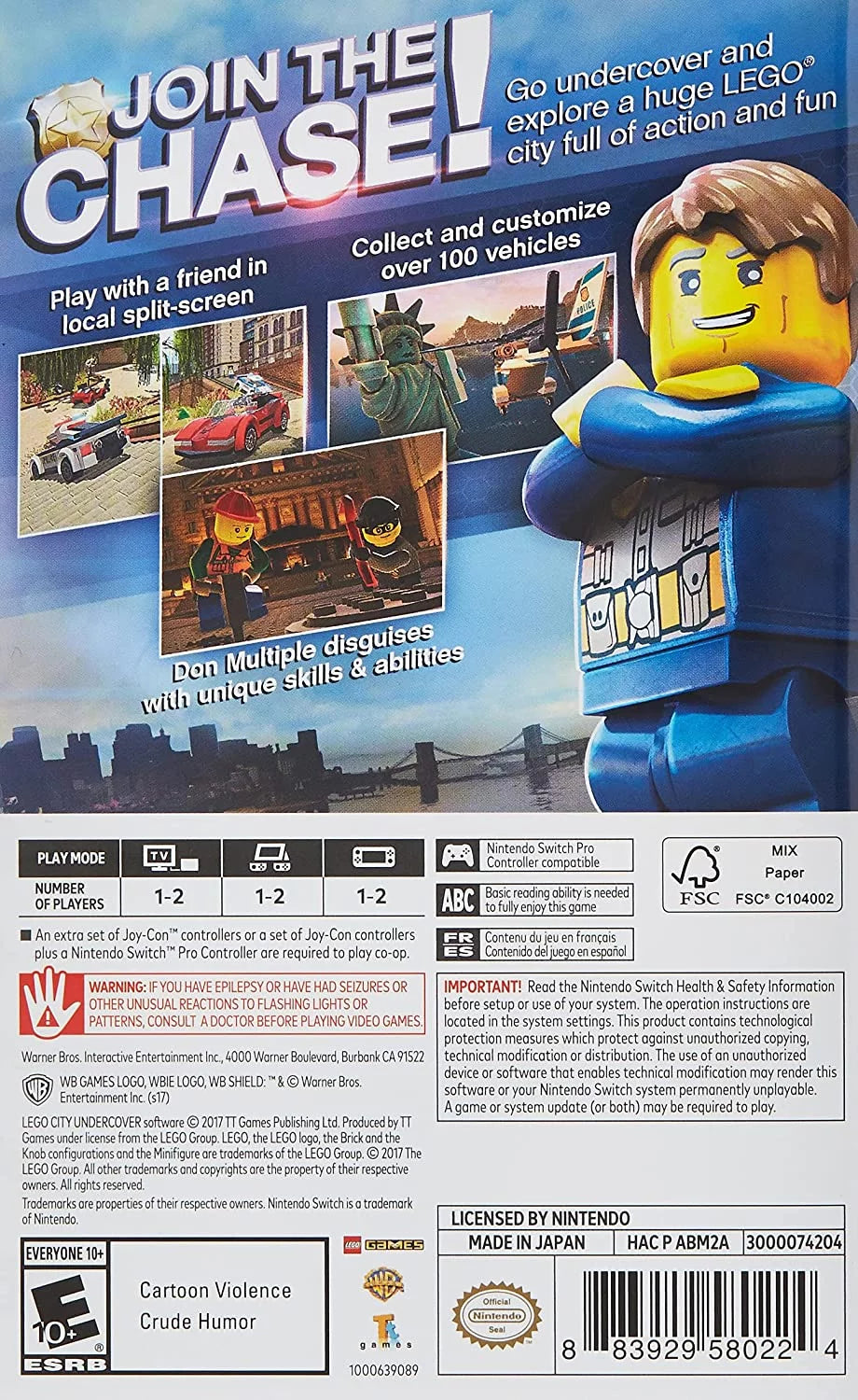City (Other) Undercover Lego