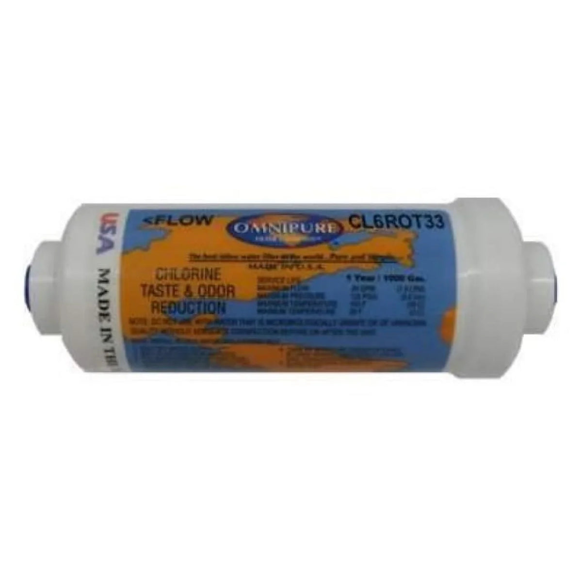 Cartridge Carbon K2328-JJ GAC T28 x Inline 2" 6" Omnipure