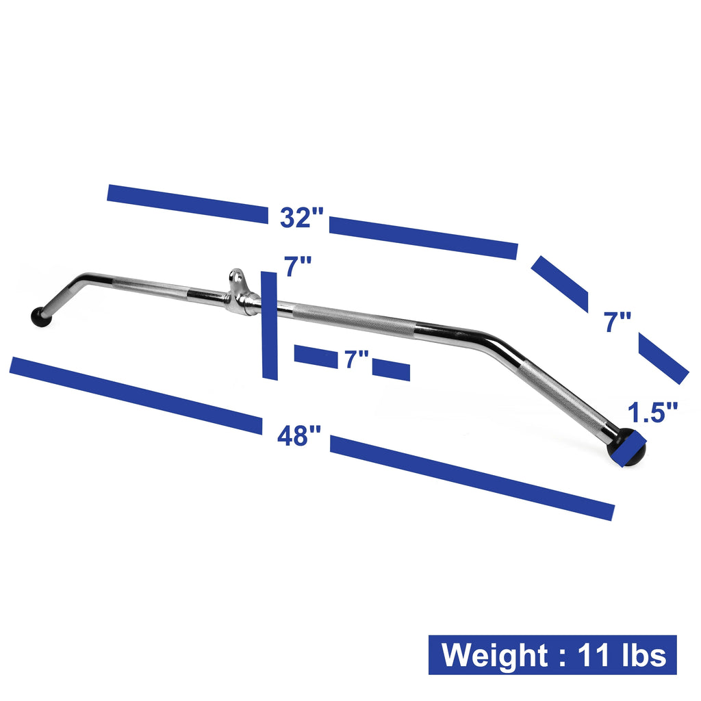 Rotation Attachment XPRT Attachment Knurled | Tricep Duty, Cable Fitness Full Gym, Handles, Machine 48'' Strength | Down Pulldown Home Training LAT Bar Down for Press Heavy Pull