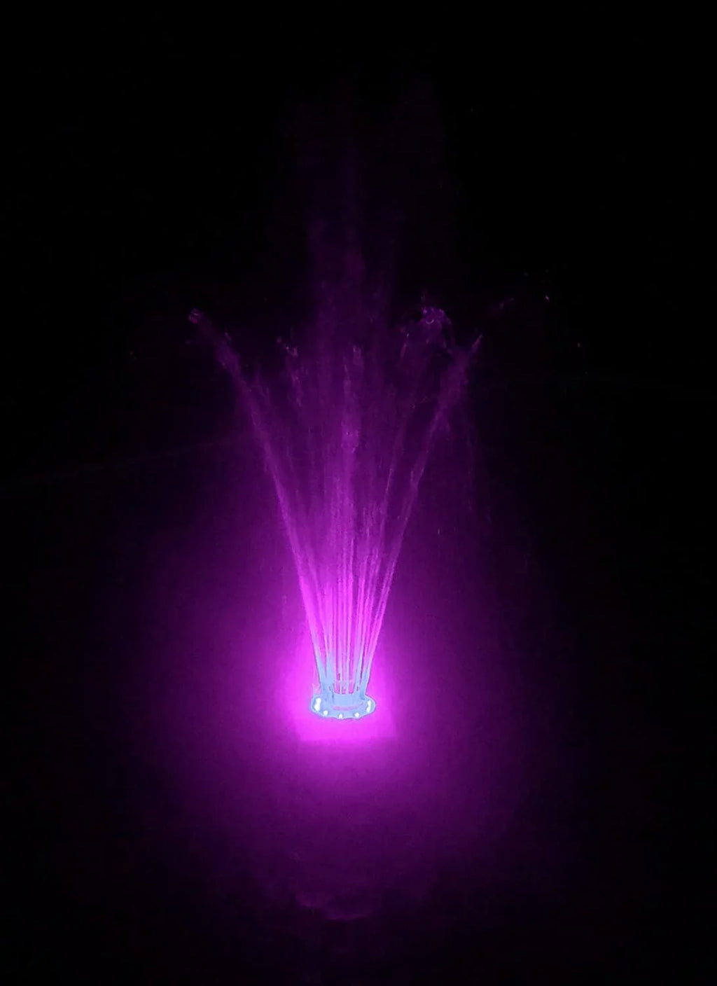 Swimming Fountain Pool Illuminated Fest Color