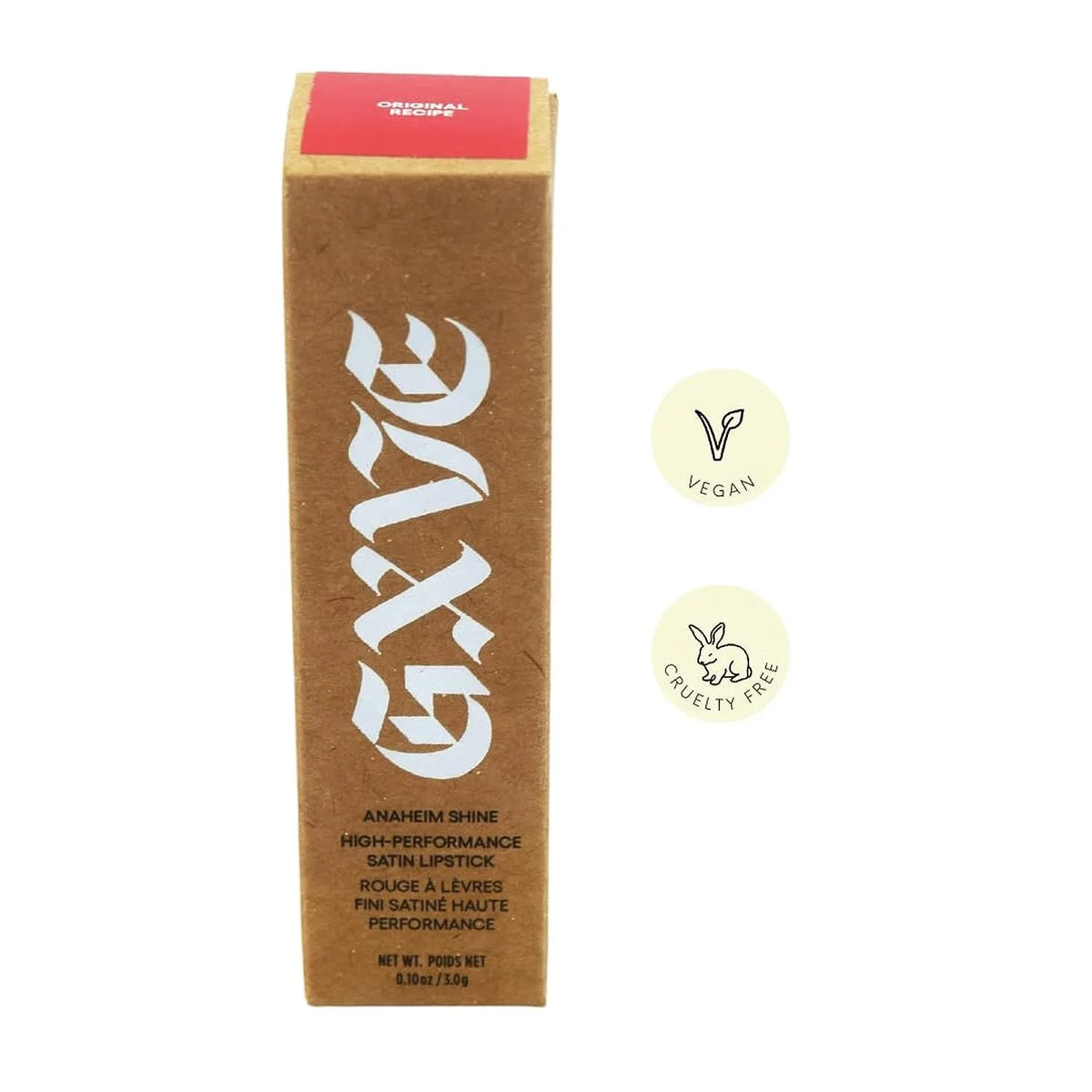 Satin GWEN Recipe GXVE Anaheim High-Performance BY Clean STEFANI Original Shine Lipstick
