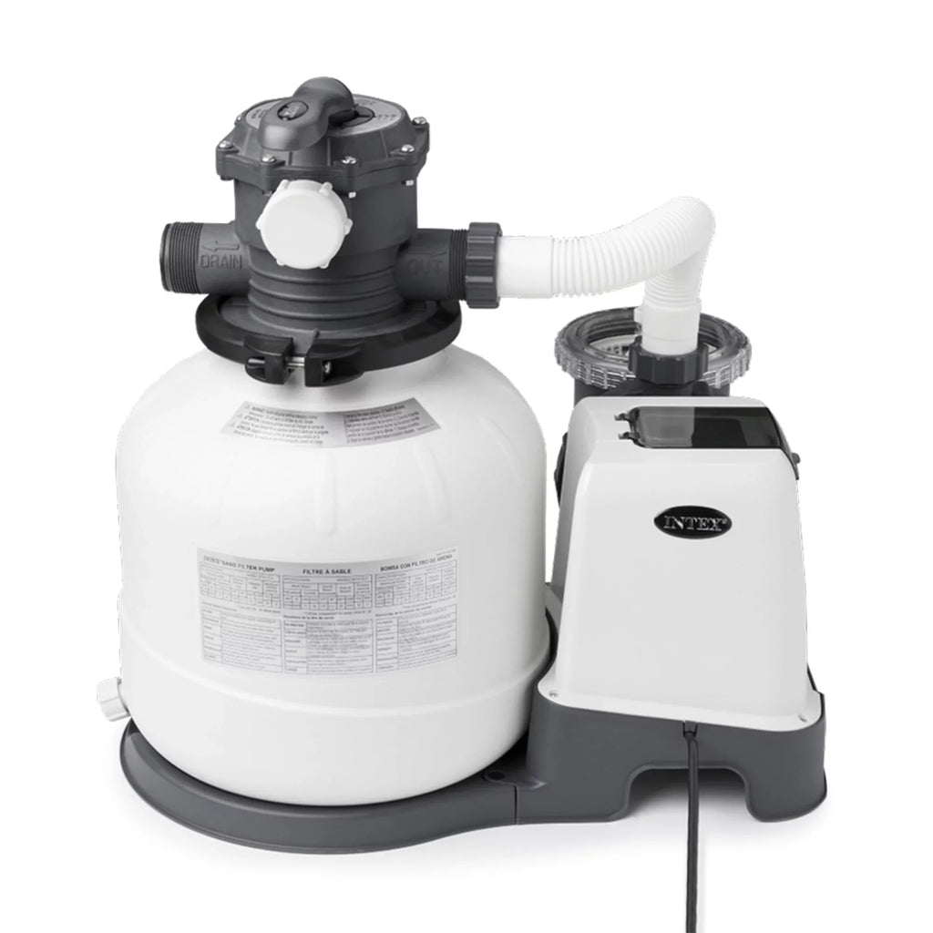 Sand Filter Intex ZX100 Automatic Pool Pool Pressure Side Pump with Cleaner