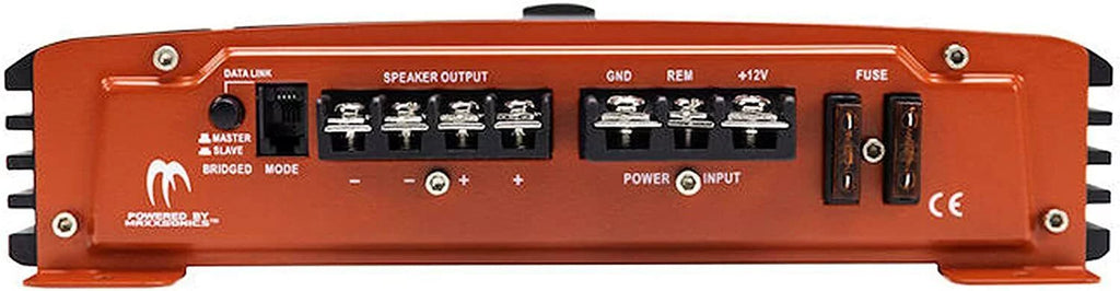 Stereo 1000W X Band 2 CH Crunch Car Power New Amplifier Bundle Audio Class-AB PX-1025.2