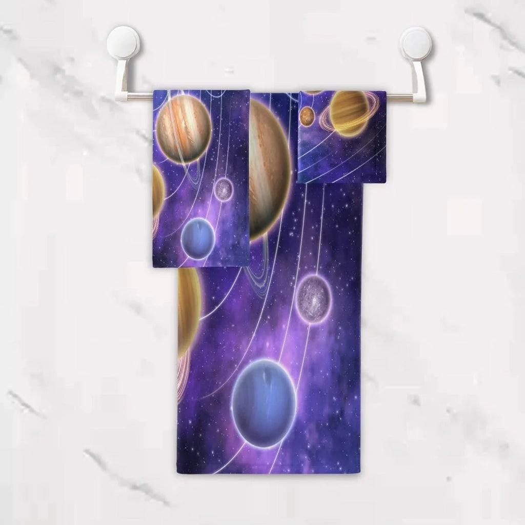 Quick-Drying 1 Piece Coolnut Towels 1 1 Bath Set, Washcloths Towels, Towels Planets & 3 Solar Wash Hand System and Absorbent, cloth