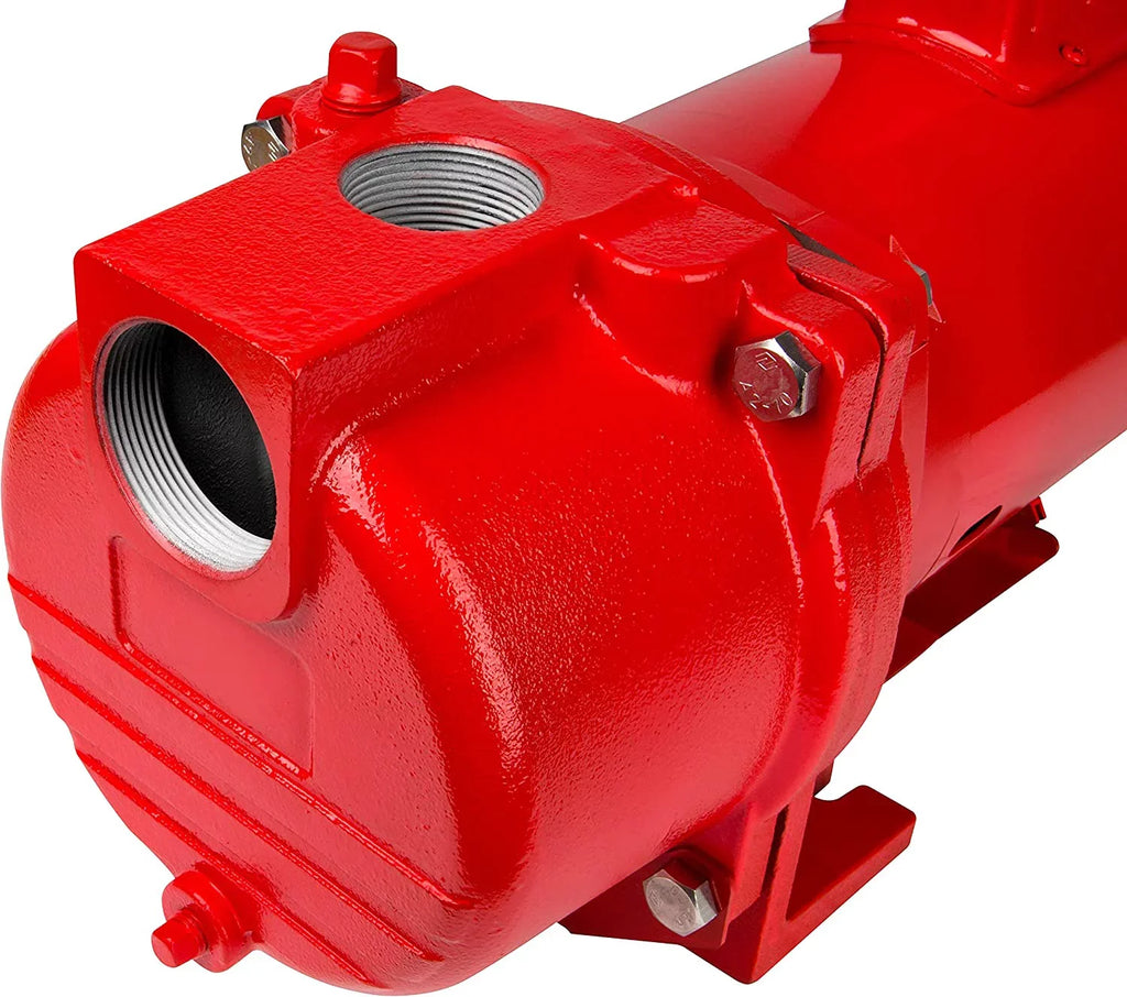 230V GPM Cast SPRK200 Lion Iron 76 Pump Irrigation 2 Sprinkler Horsepower Red
