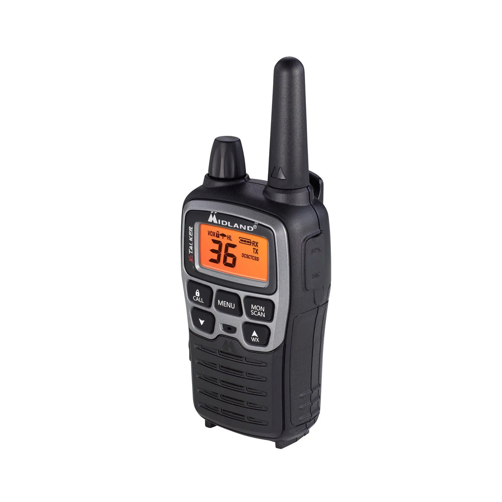 X-Talker T71VP3 bundle Midland Radio Black Walkie Channels, Two-Way 36 Talkies, FRS 38-mile,