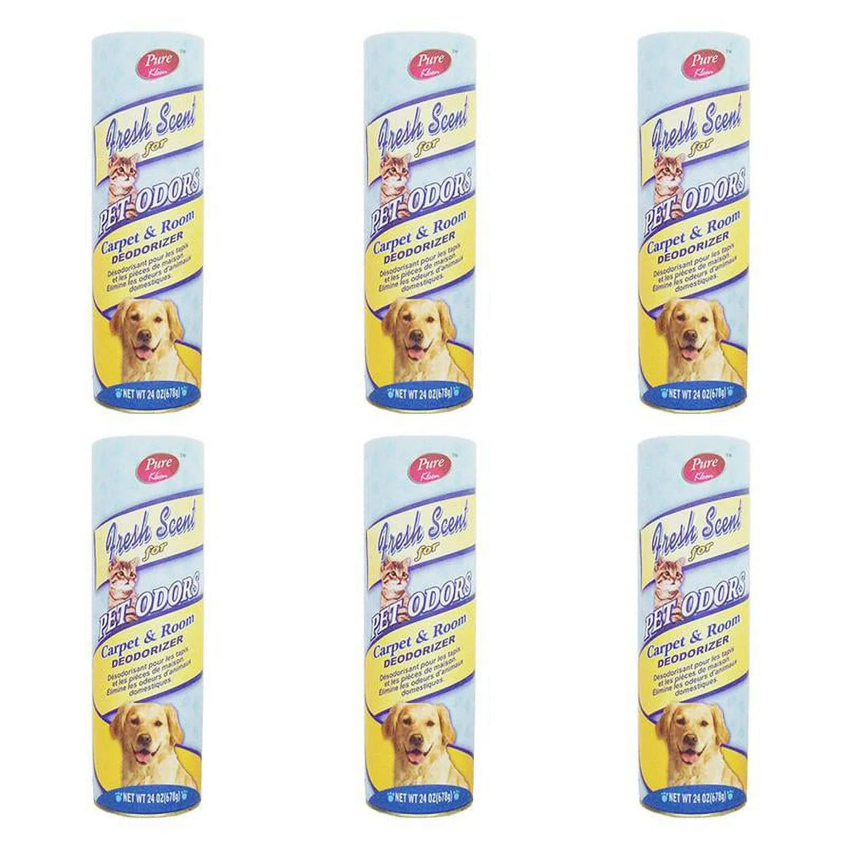 Kleen Scent (678g) (Pack 6) Pet For of Fresh Odors Pure