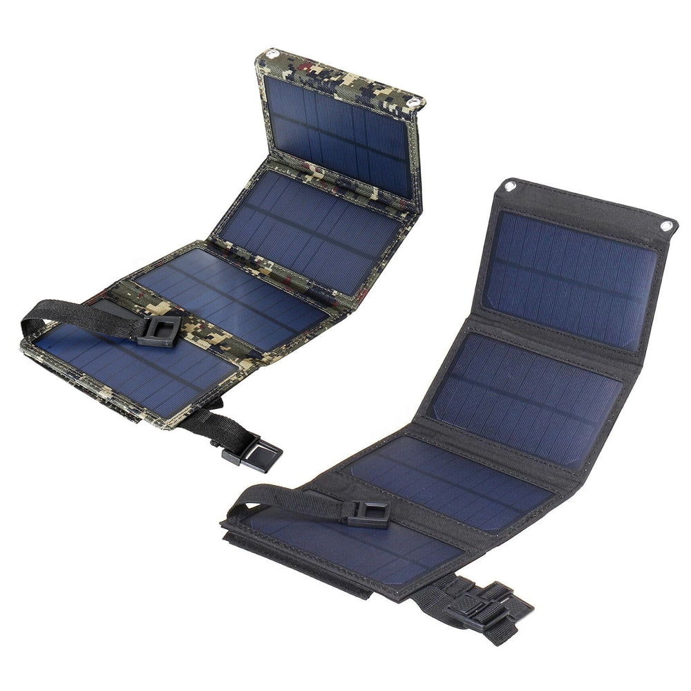 Removable ammoon USB Hiking Camping 20W Recharger Solar Solar , Portable Panel Mobilephone, for Folding Solar Panels