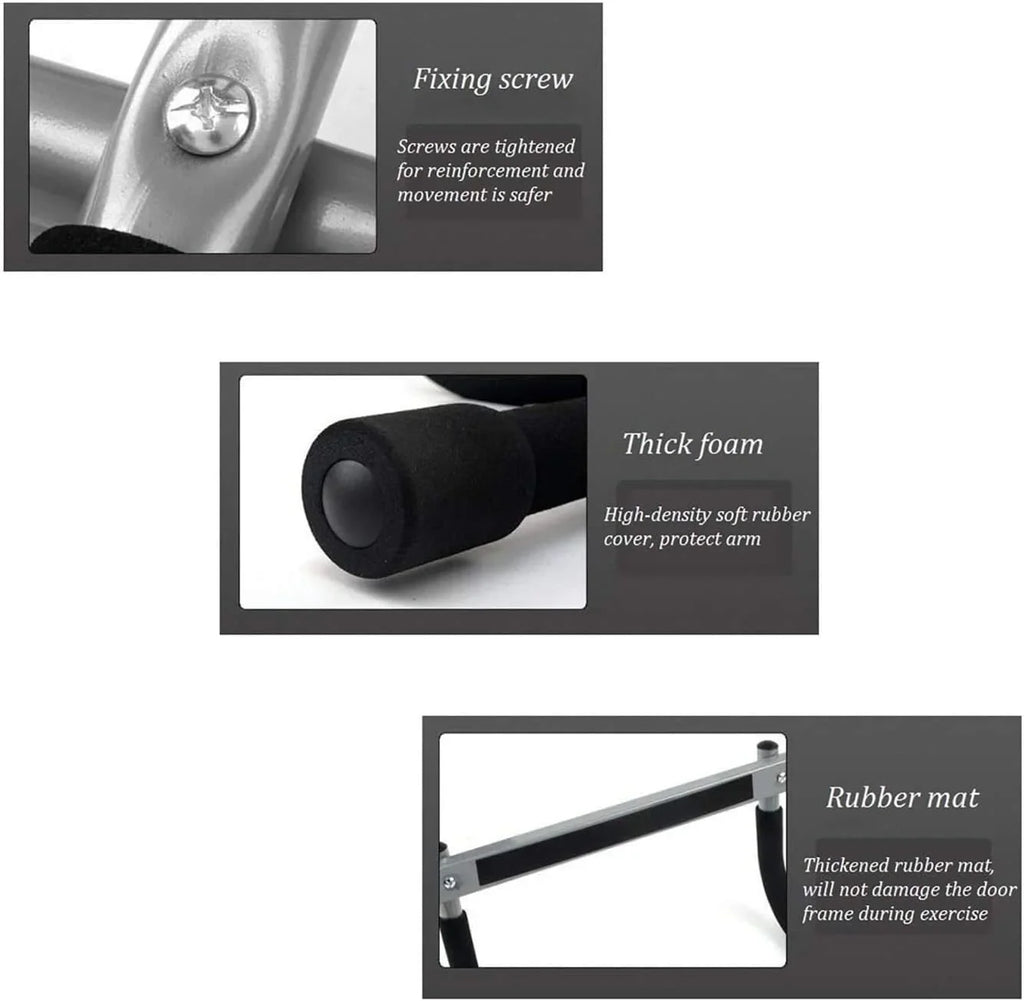 Doorway Workout Fitness Bar Body Upper Pull-up for for Exercise, Equipment Strength Gym Door Home,