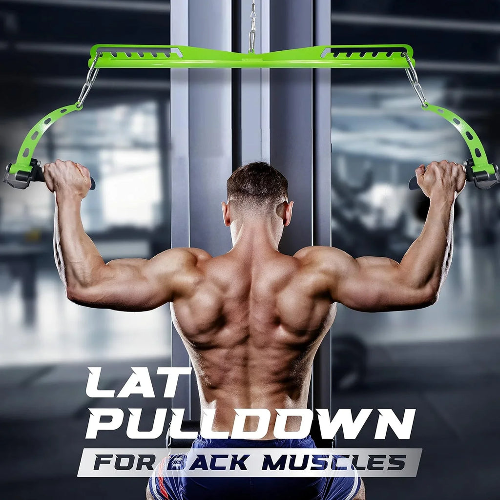 LAT Home Cable Yes4All Pulldown for Pulley Attachments Gym Machine Grip Neutral Bar/Spreader/Paddle System Wide Multi-Grip