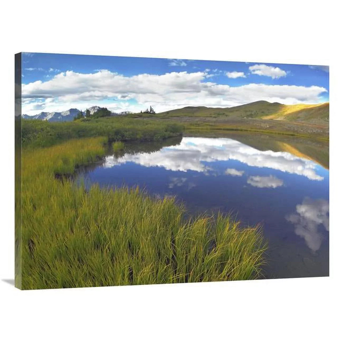 Pass, Clouds Cottonwood in. Fitzharris Print - 40 Mountains, Water Reflected 30 Rocky Art in x Colorado Tim at