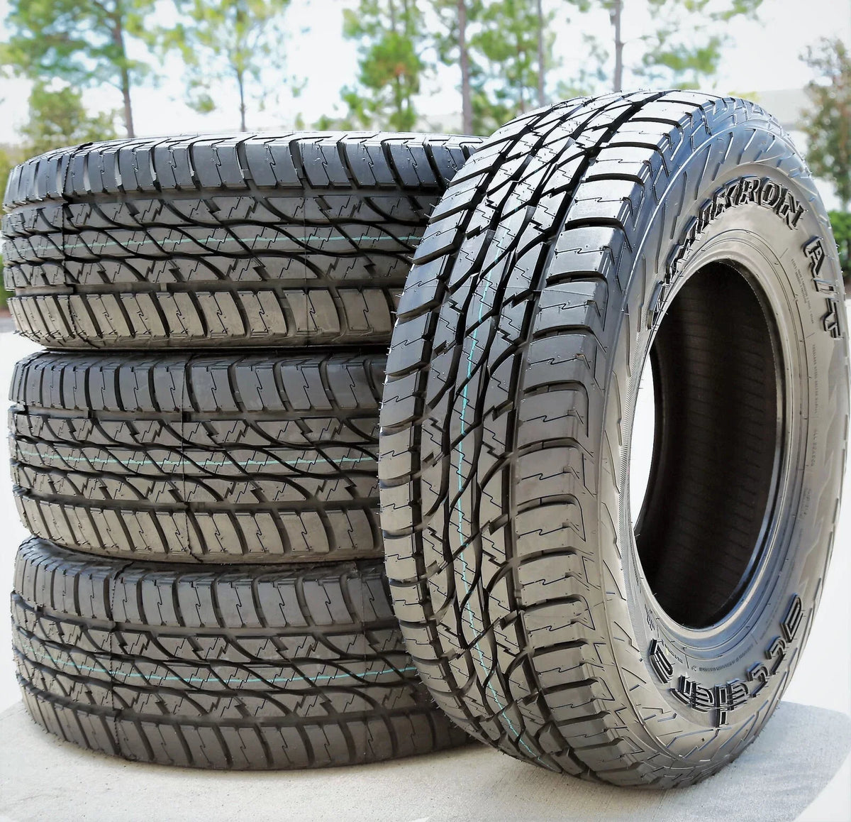 Cadillac Accelera 10 Omikron AT of Tires E (FOUR) LT All 4 265/65R18 2014 Escalade A/T Set Load Ply Terrain Fits: Base