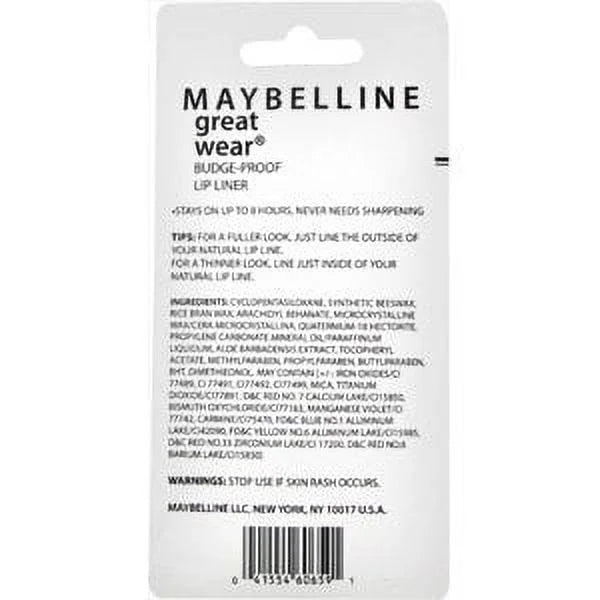 Wear Rose Lip Proof 5 (Maybelline) Great Budge Pack Liner