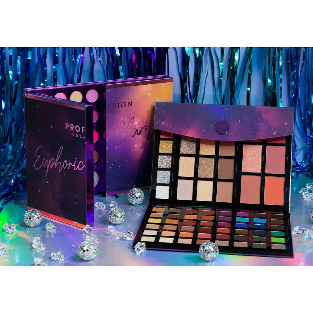 Cosmetics Glamourland Profusion Portfolio Euphoric 72pc Glam Colors|