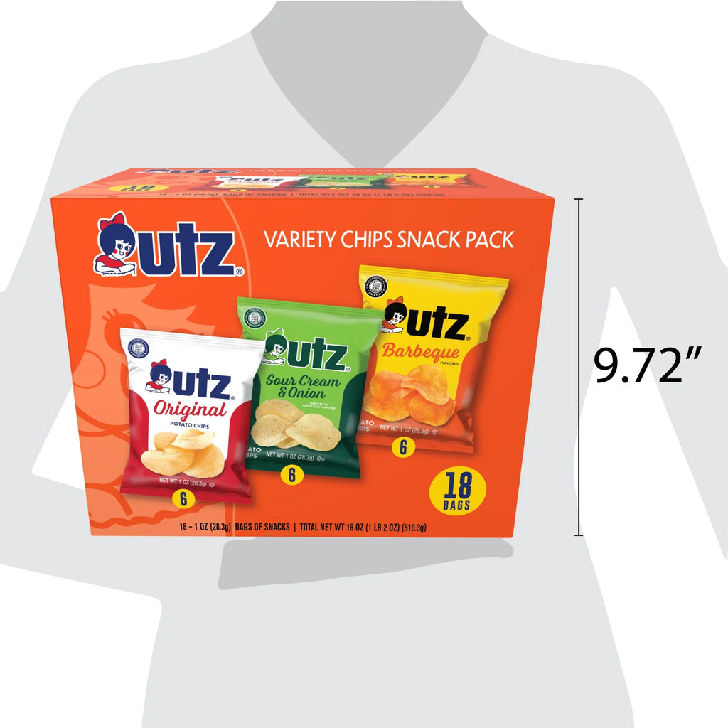Potato 1 Count Gluten-Free, oz, Pack, Pack, Chips, Chip Variety Utz 18