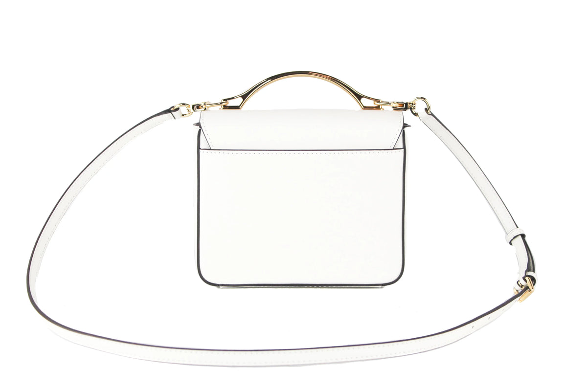 Leather Convertible Pride Smooth White) (Optic Michael Small Kors Crossbody Kors Rainbow Shoulder Handbag Bag