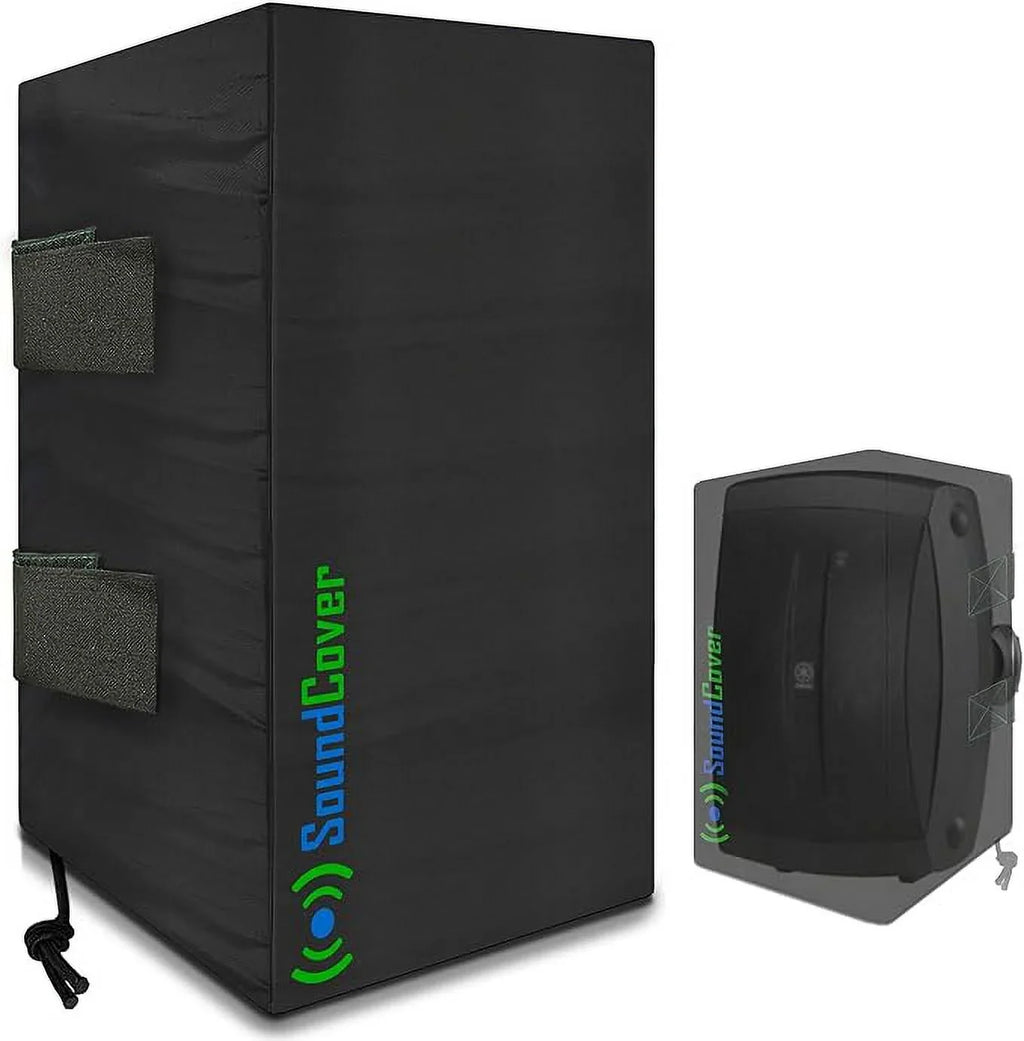 Medium x (H Covers: D Speaker 7.9" Yamaha Technology and with 6, Compatible AW294, 13.6" AW x AW350, Outdoor 251 Polk Bose Size Black, 8.9"), Yamaha W 5500, Audio Atrium Definitive