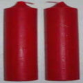 Chime 1/2" Red pack-12 Candle 20