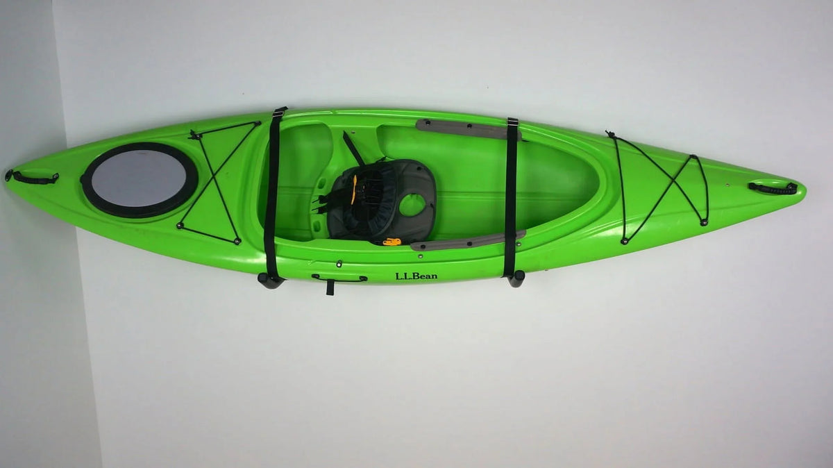 Wall Rack Single 1 with Sparehand Mount Storage Kayak Safety Strap for