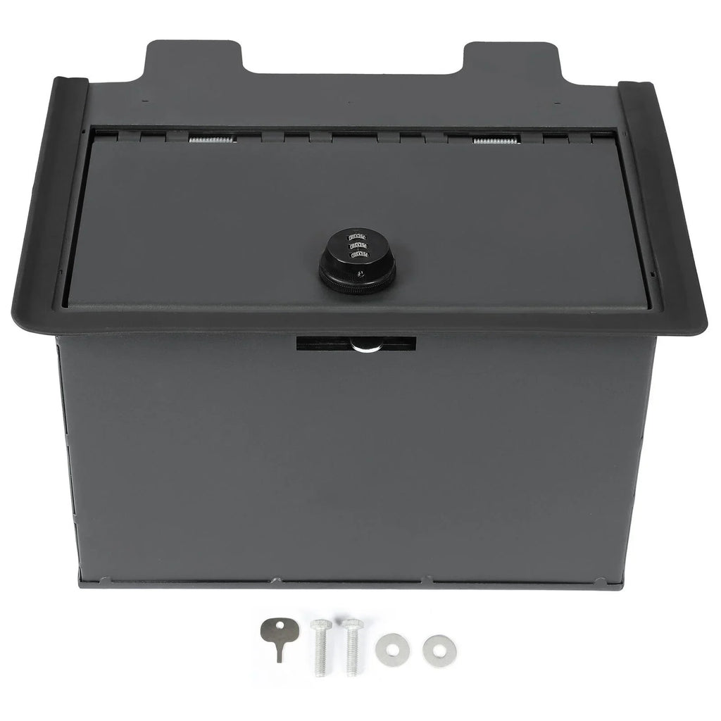 Silverado GMC 1500 Center Storage Sierra W/Lock Chevy Console For 19-22 Teledu Box