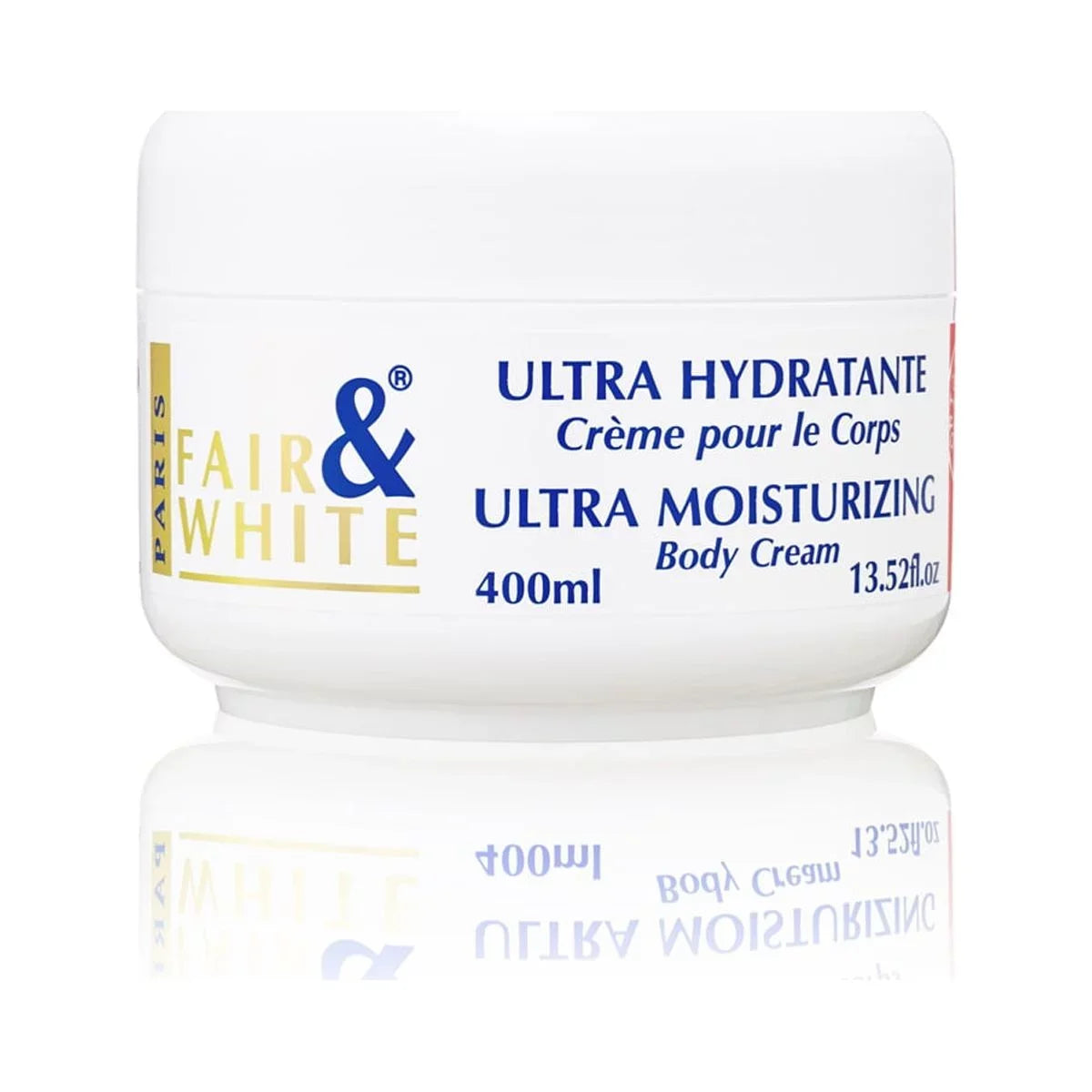 Cream Fair Original Moisturizing Brightening Jar) Ultra White 400ml & Anti-Aging Body (White