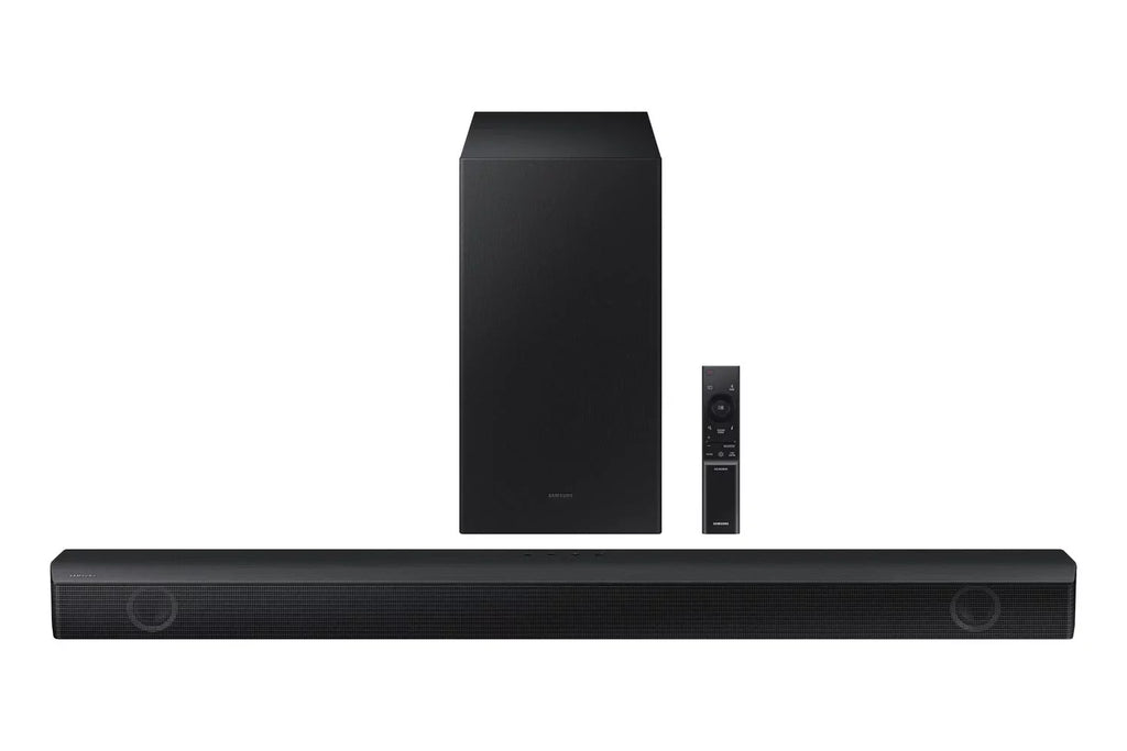Upscaling OLED Samsung TV (2023) with QN55S90CAFXZA 2.1ch Subwoofer 4K 55" Smart AI Soundbar and Audio with HW-B550 Dolby with a Samsung
