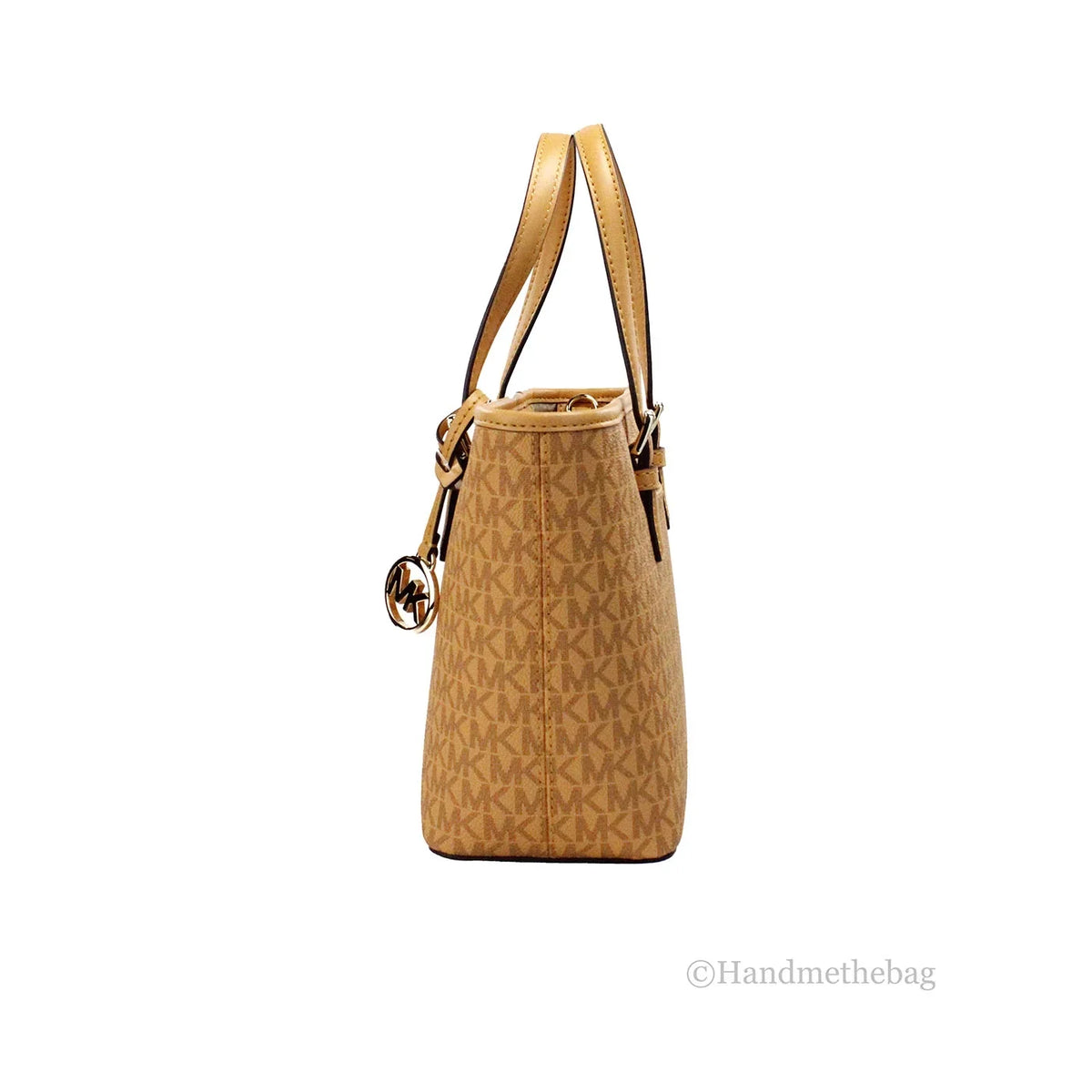Cider Tote Carryall Set Top PVC Michael Purse XS Jet Kors Zip Bag Leather