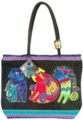 Zipper Doggies Shoulder Top Tote 18"X5"X15"-Dogs &