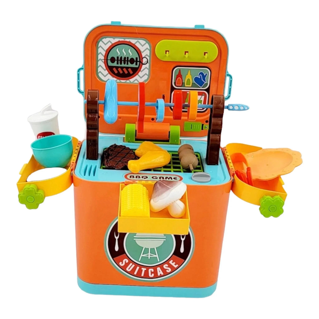 Universe Ages n Play Kitchen Set Pretend Play Kids for BBQ Outside Grill Interactive GN 3+ Toy Pack