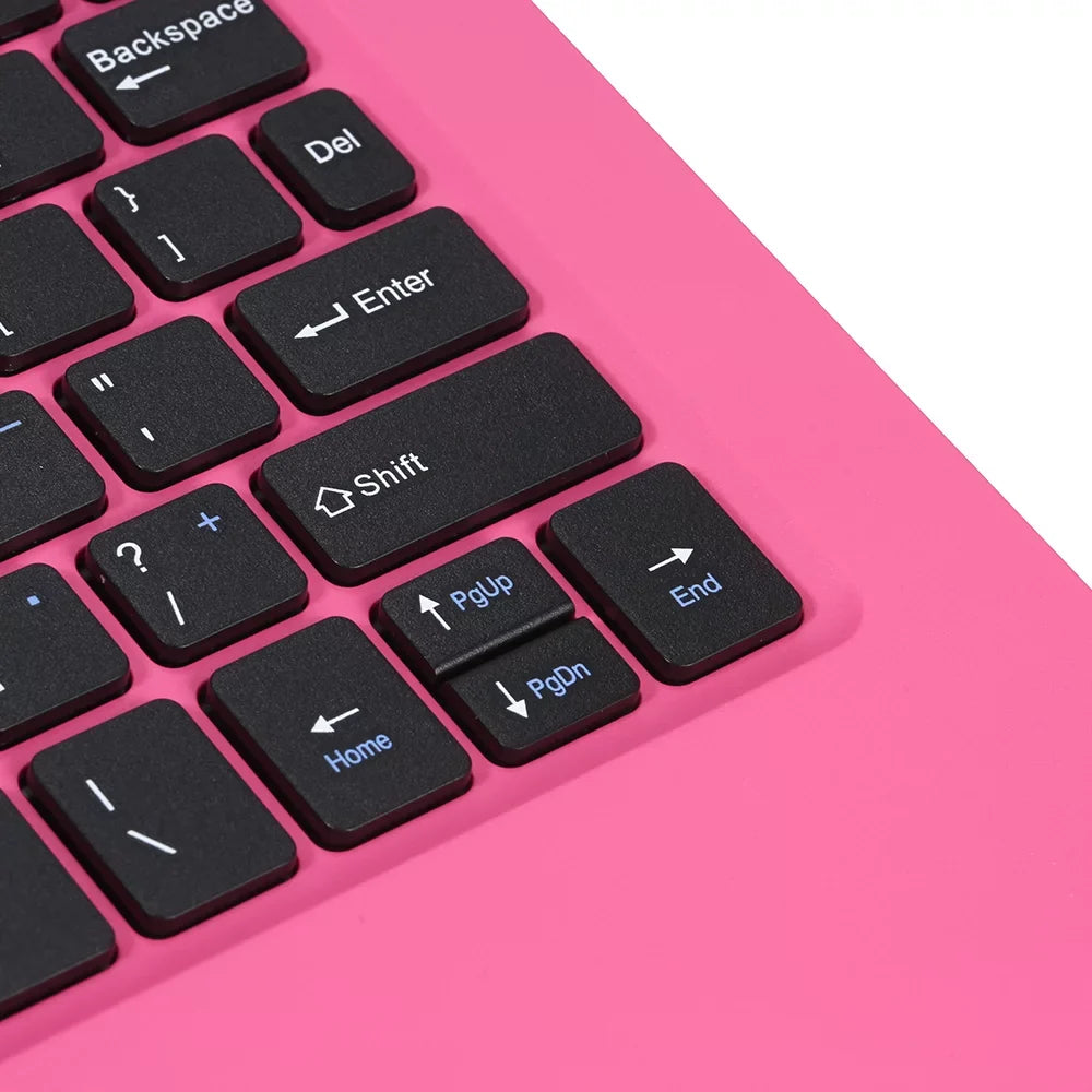 Portable Pink 10.1inch Intel 2GB+64GB/ with Processor/ Windows 10 card Netbook Quad Plug Core BT/ Support Wi-Fi/ Tomshine TF HD