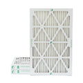 Filters x Pleated Pack Size: MERV 10 3 1-3/4 24-1/2 Inch by Actual 15-1/2 2" Glasfloss. of x Air 16x25x2