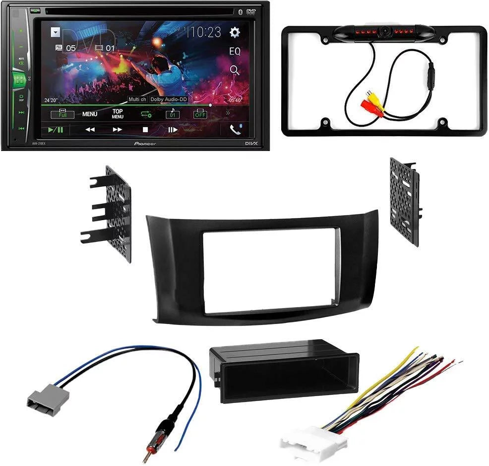 Bluetooth/Backup KIT4920 for DVD/CD 2013-2016 Receiver Digital AM/FM W/ Touchscreen Bundle Kit/in-Dash DIN WVGA Pioneer Media Nissan with Camera/Installation 6.2" Stereo Sentra Car Double