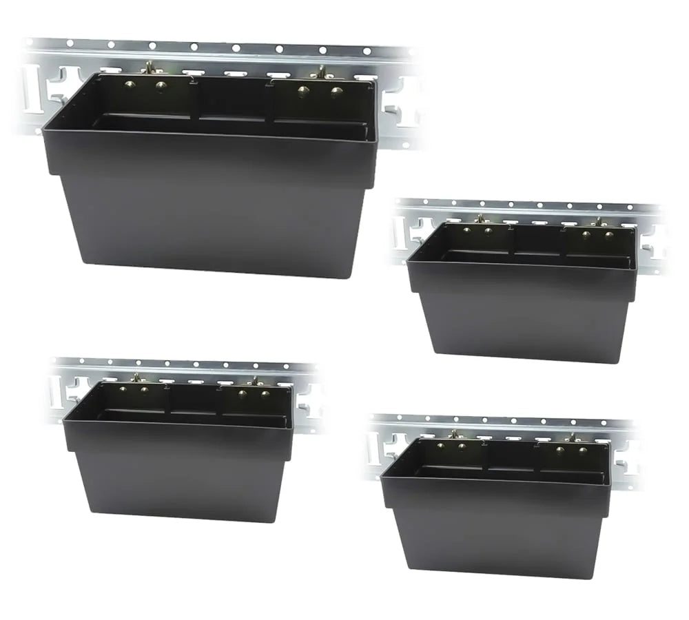 '- Basket Heavy for Vehicles for Large Trucks, Systems Trailer, Trailer Duty Organizer (4 for E-Track E-Track Enclosed E-Track Accessories Garage, Bin Storage Enclosed - E-Track Pack)