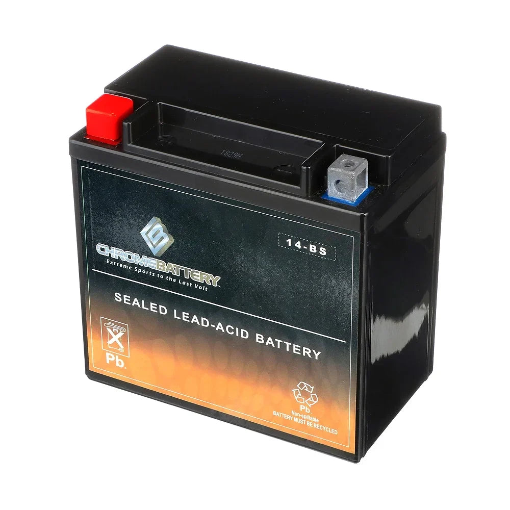 Chrome Battery V-Strom, for Battery Adventure, Motorcycle Ytx14-Bs Suzuki Dl1000 1000Cc 2009