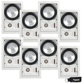 4 total) - of Speaker Includes Ceiling MT6 SpeakerCraft or Three (Multipack pair, speakers - White Grill In-Wall 8