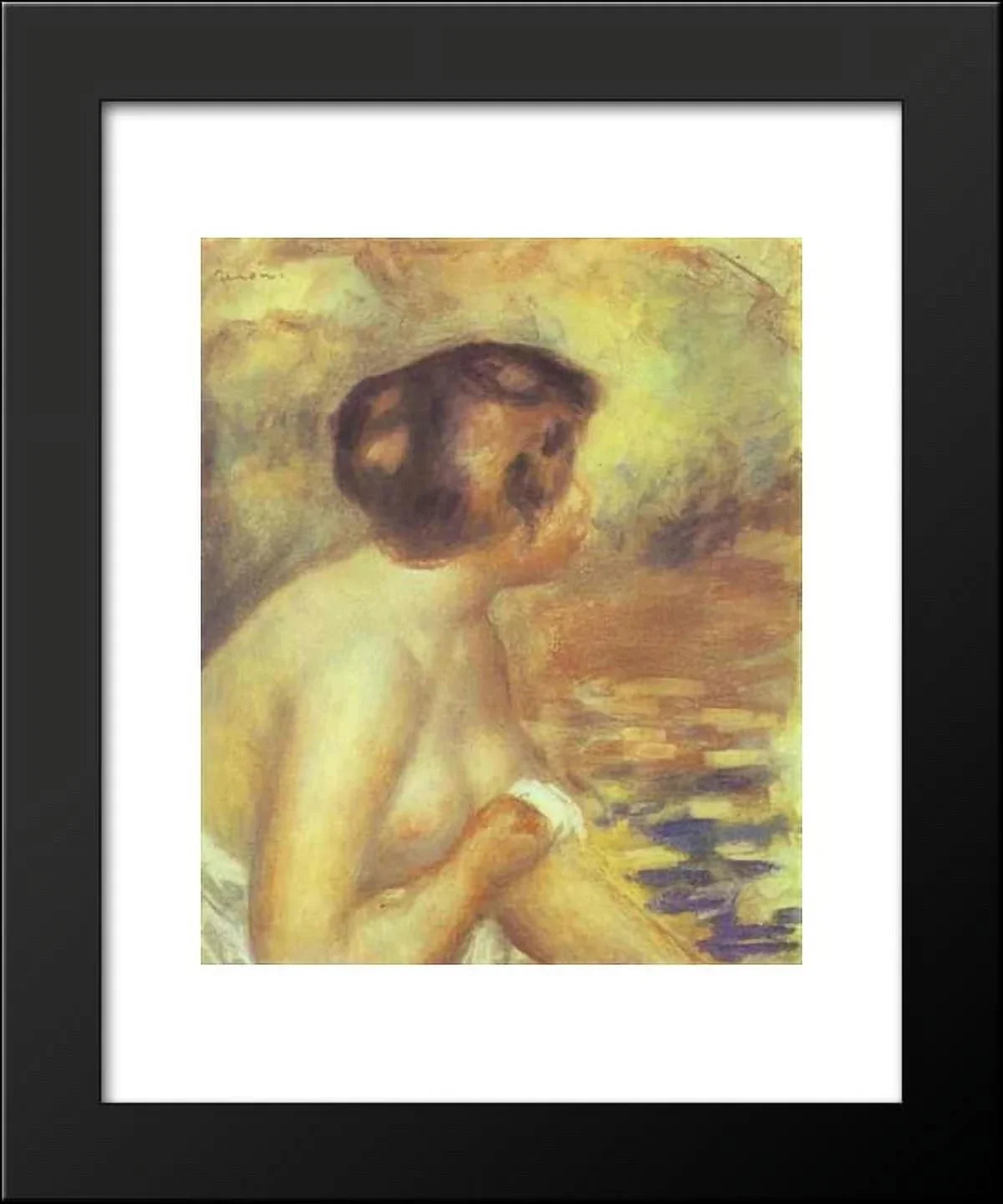 Art Bather Renoir, Framed Print 20x24 Auguste by The Pierre