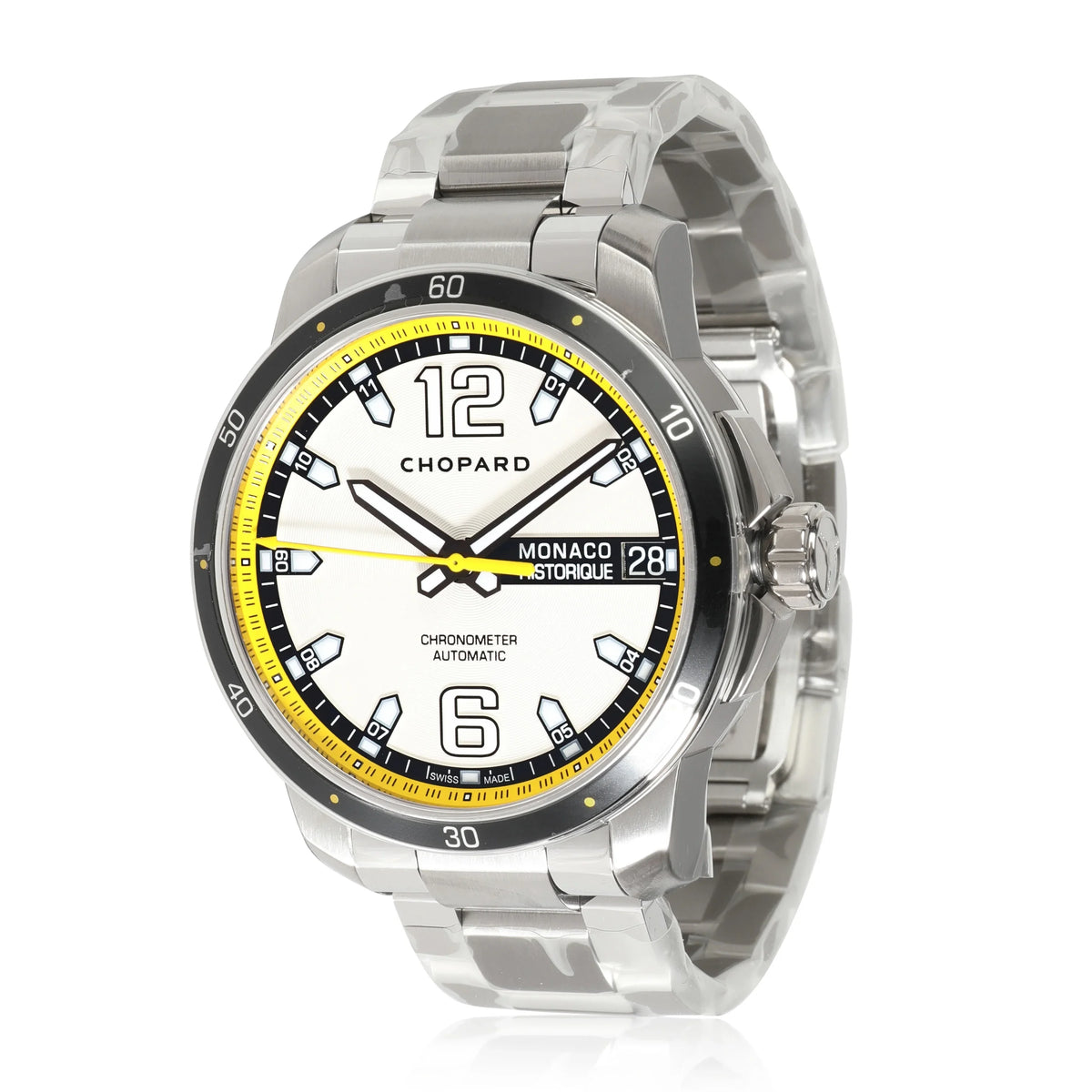 Men's 158568-3991 Watch Historique Pre-Owned in SS/Titanium Chopard Monaco