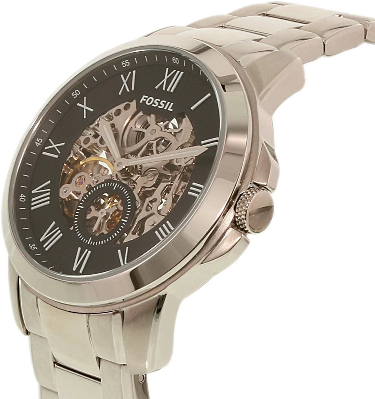 Automatic Watch Grant Crystal Mineral Men's ME3055 Fossil