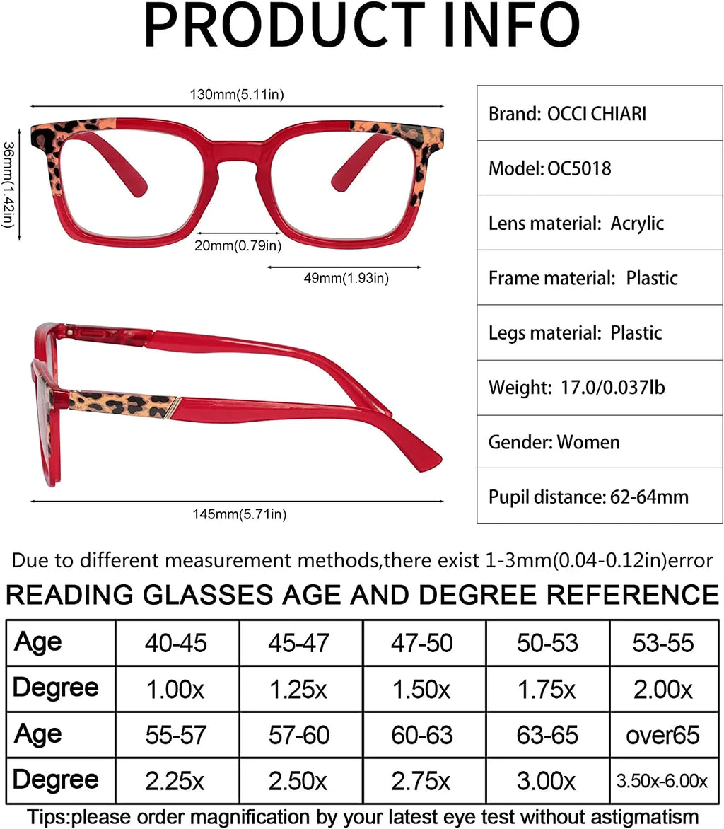1.0 Reading Designer 2.5 2.25 5.0 3.50 Readers 3.5 1.5 Square 2.75 Women 1.75 CHIARI 1.25 6.0 Glasses 2.0 OCCI 3.0 4.0