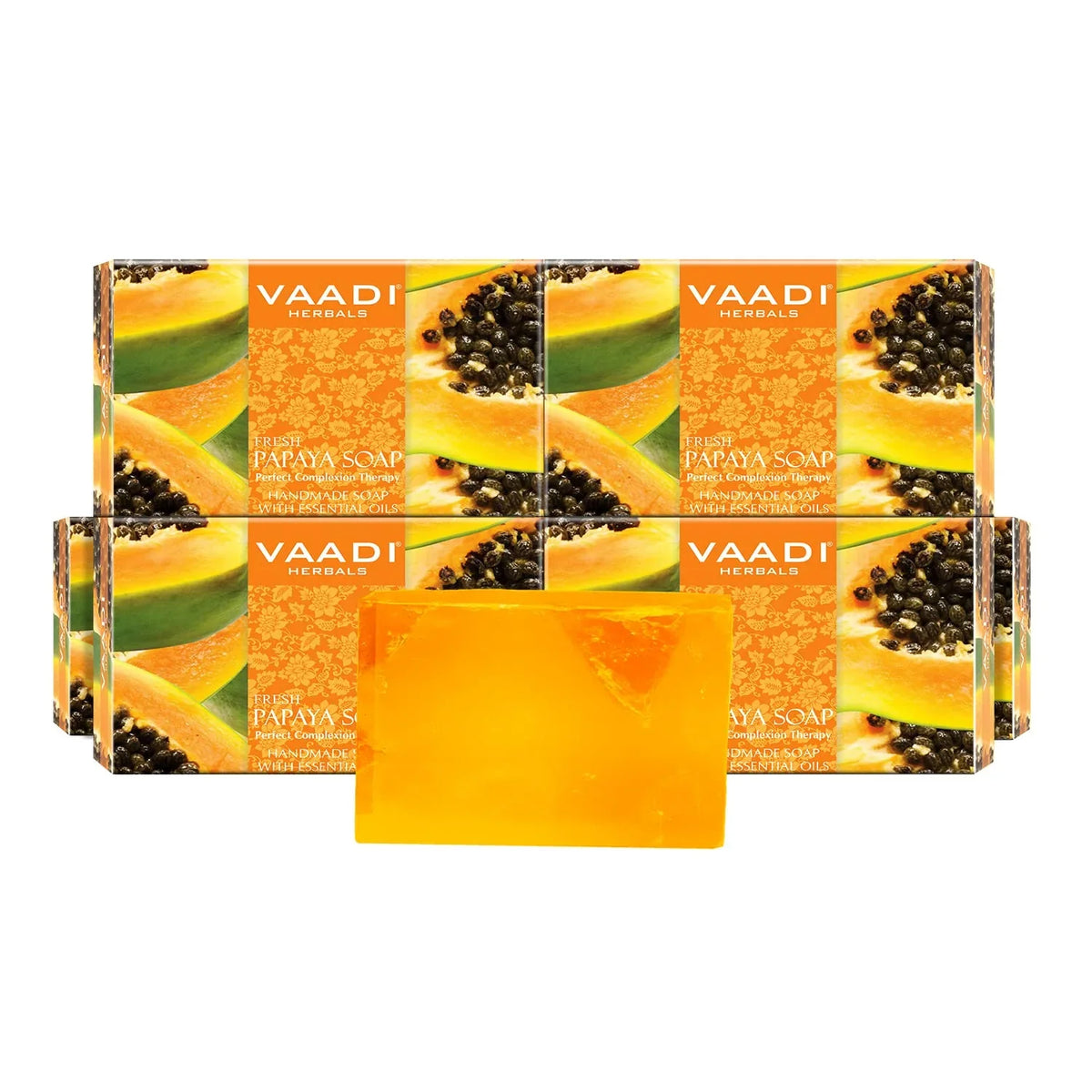 6) Fresh Papaya (Pack Soap, 75G Vaadi Of Herbals