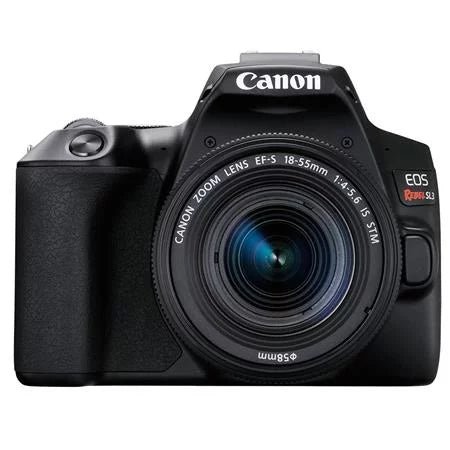 DSLR - Cleaning EOS Filter, Software Card, 32GB Package Camera Case, Lens, SDHC Kit, Black Bundle MAC with EF-S 18-55mm f/4-5.6 SL3 58mm Rebel UV with STM Camera IS