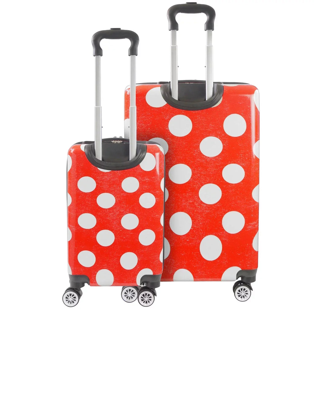 Mommy Spinner Minnie Mouse Me! Ful Set and FCFL0119SAMEC 2-Piece Luggage, Disney Hardside