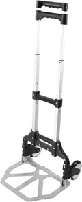Height Luggage LC1800 Folding Adjustable Silver/Black Cart, EUROSTAR