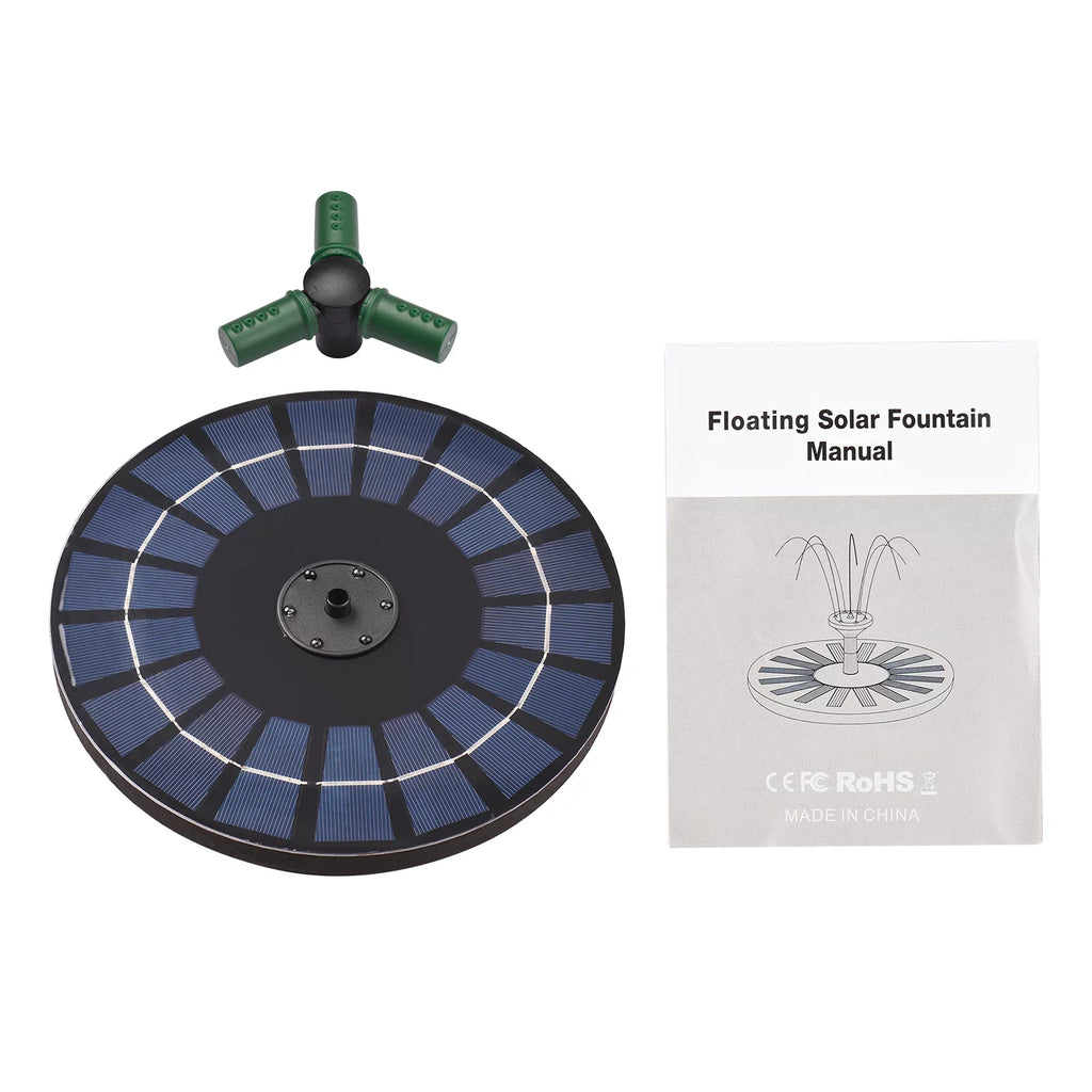 Rotatable Brewel With fountain,Battery Bath Nozzle Pump Auto-shut Yaliya Off Off Pond With Nozzle Auto-shut Pump Auto-shut 9 Inch Led 6w Solar Inch With Solar 9 Off Battery Water Rookin