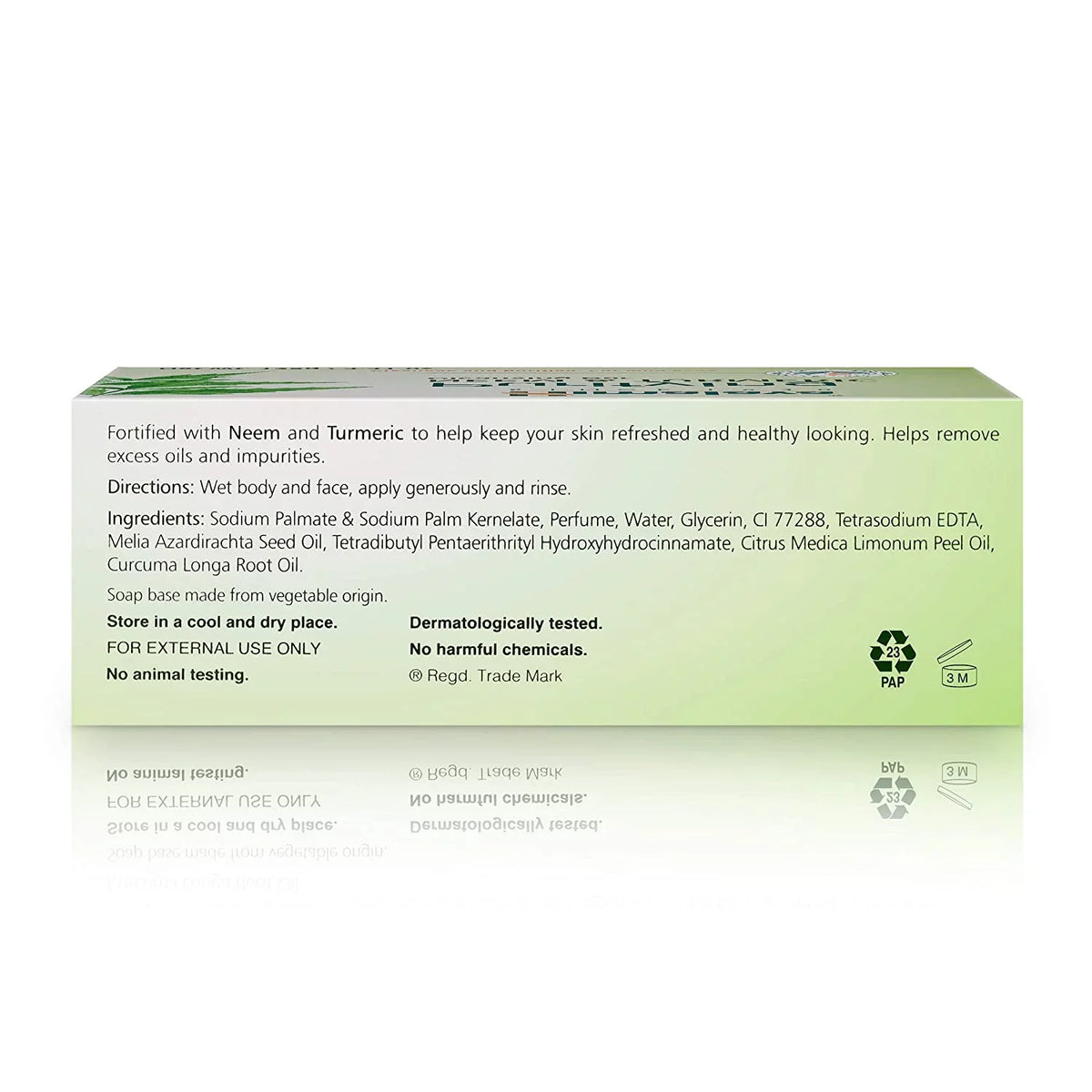 (Pack Phthalates, Skin, Free, from Neem Turmeric 6) SLS Himalaya Clean Ounce Gluten & g Cleansing Neem 125 Vegan, (4.41 and Purifying for & 6 and of Pack 4.41 oz), Looking Turmeric Free Bar Healthy Parabens,