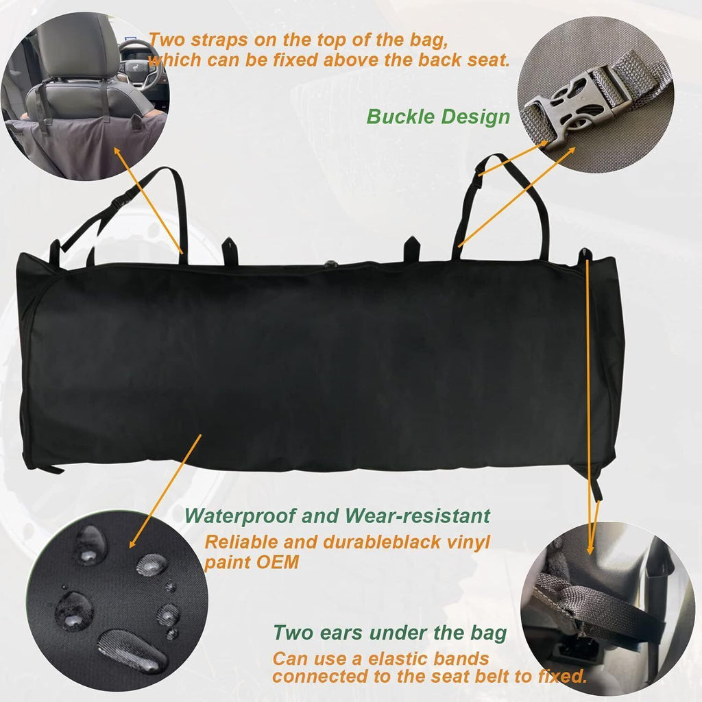 For Top Storage Bronco Window Door Bag Black 2021-2023 Ford Accessories Soft 4