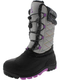 Faux Snow Kid Fur 2 Winter Big & Kamik Star Boots Girls