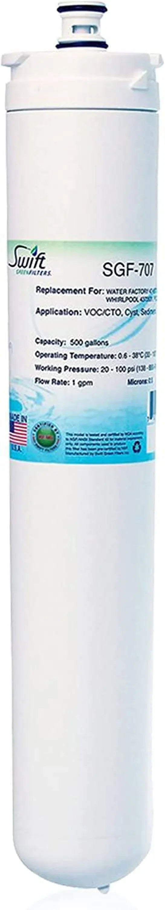 Swift Compatible Filter USA Filters Green in (3 Water SGF-707 47-55707G2,47-55707CM,4373531,PSQC-2 Pack),Made for Commercial